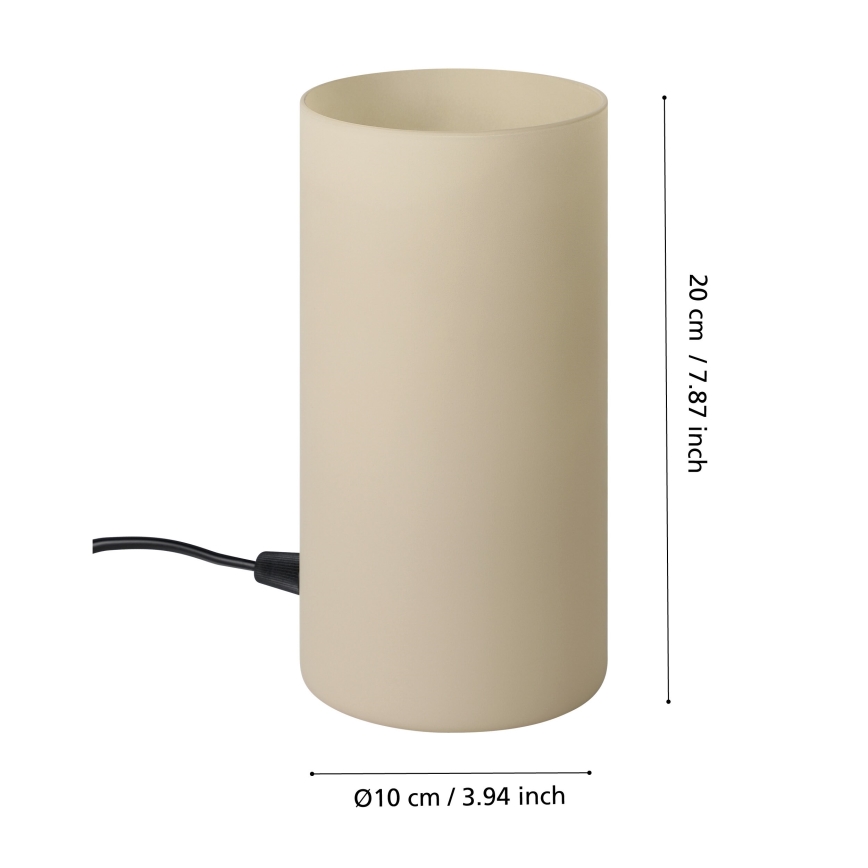 Eglo - Laualamp 1xE14/60W/230V beež