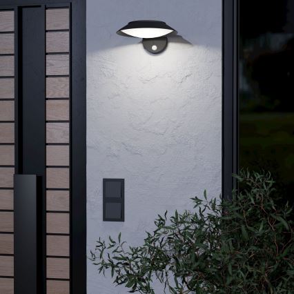 Eglo - LED Päikesepaneeliga seinavalgusti koos anduriga LED/7W/3,7V IP44