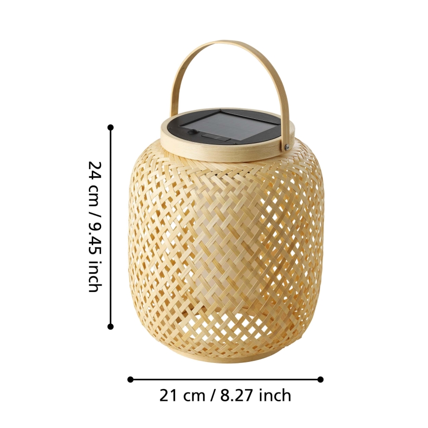 Eglo - LED Päikesepaneeliga laualamp LED/3,3W/3,7V 1800 mAh IP44