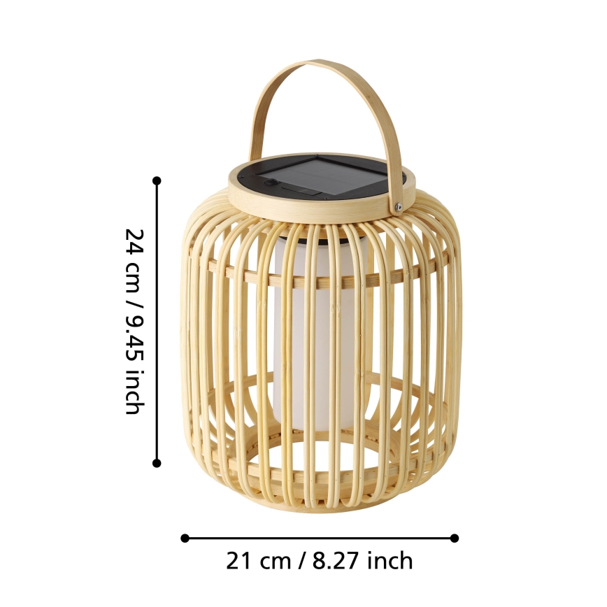 Eglo - LED Päikesepaneeliga laualamp LED/3,3W/3,7V 1800 mAh IP44
