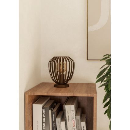 Eglo - laualamp 1xE27/40W/230V pronksvärvi