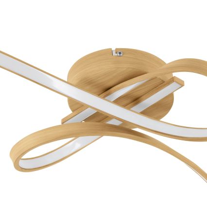 Eglo - LED laelamp LED/20,5W/230V pruun