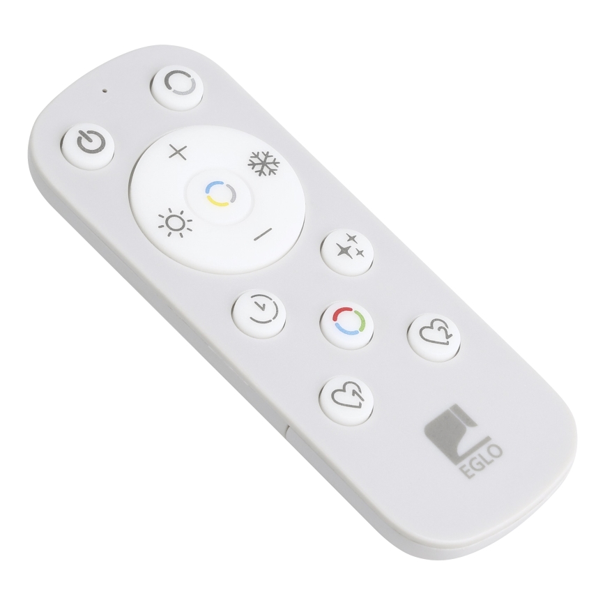 Eglo - LED RGB Hämardatav laevalgusti LED/17W/230V 2700-6500K must + kaugjuhtimispult