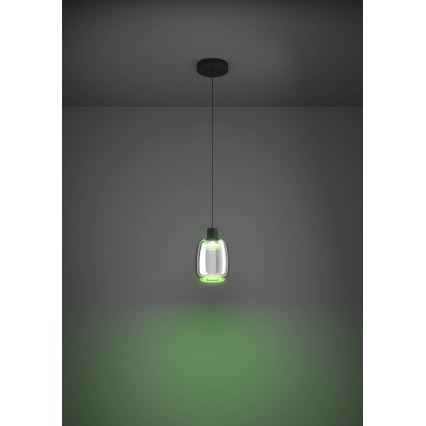 Eglo - LED RGBW Hämardatav lühter LED/3,7W/230V 2700-6500K must ZigBee