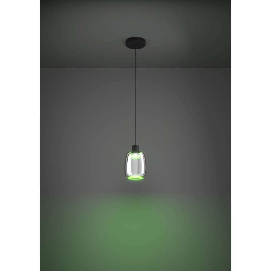 Eglo - LED RGBW Hämardatav lühter LED/3,7W/230V 2700-6500K must ZigBee
