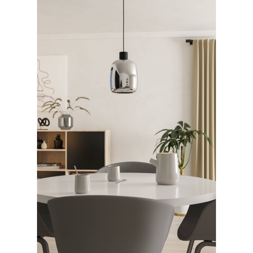 Eglo - LED RGBW Hämardatav lühter LED/3,7W/230V 2700-6500K must ZigBee
