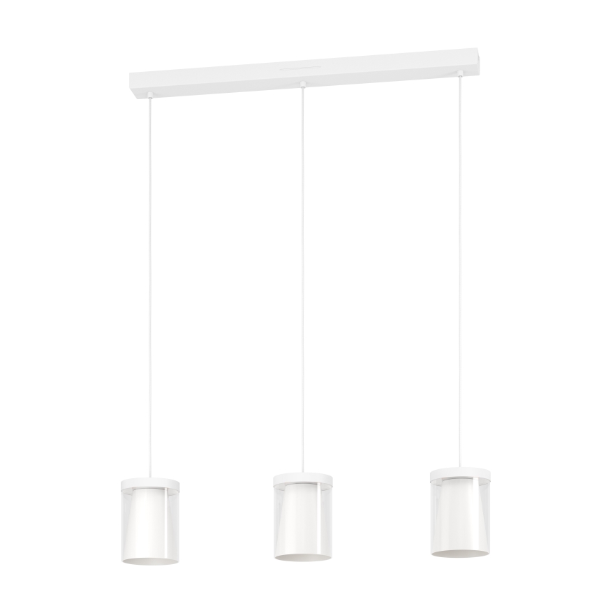 Eglo - LED RGBW Hämardatav lühter 3xLED/3,7W/230V 2700-6500K valge ZigBee