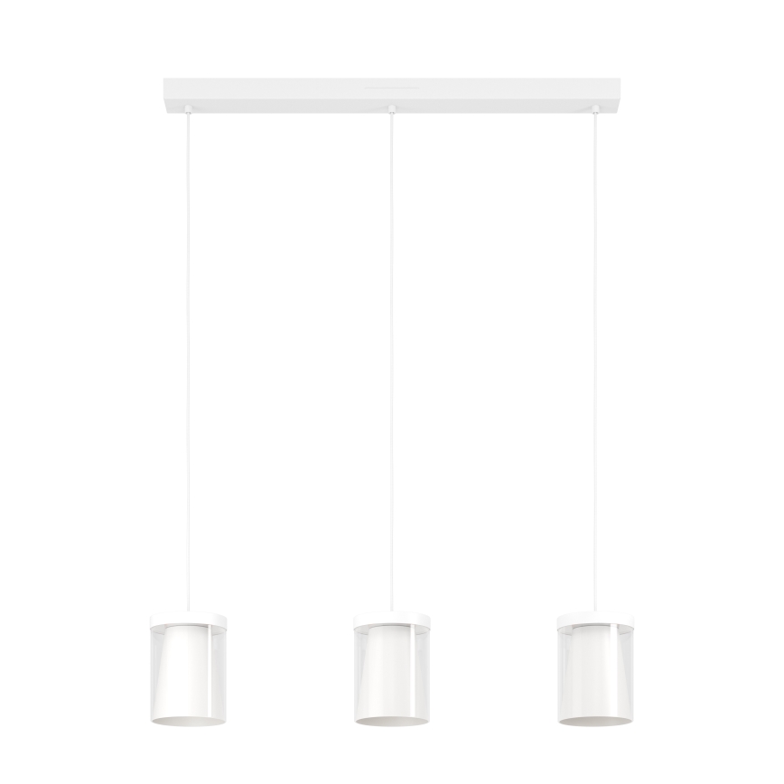 Eglo - LED RGBW Hämardatav lühter 3xLED/3,7W/230V 2700-6500K valge ZigBee