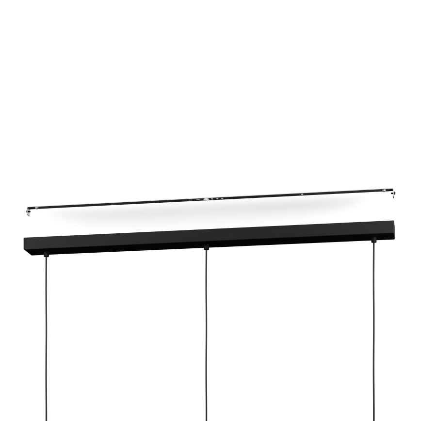 Eglo - LED RGBW Hämardatav lühter 3xLED/3,7W/230V 2700-6500K must