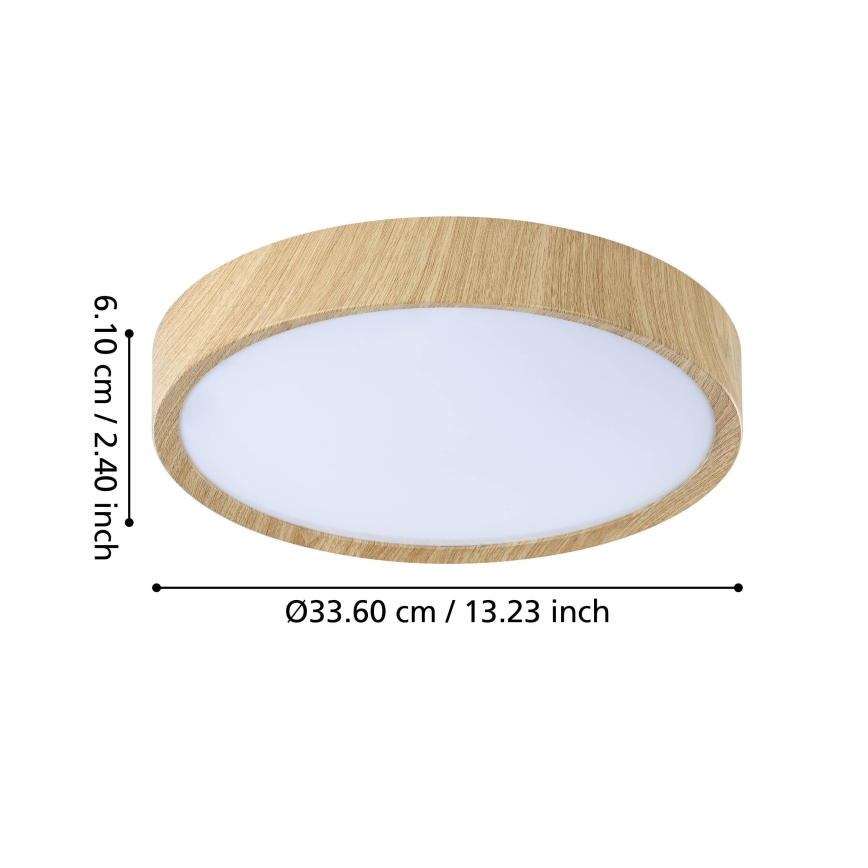 Eglo - LED Laevalgusti vannituppa LED/14,6W/230V IP44 beež
