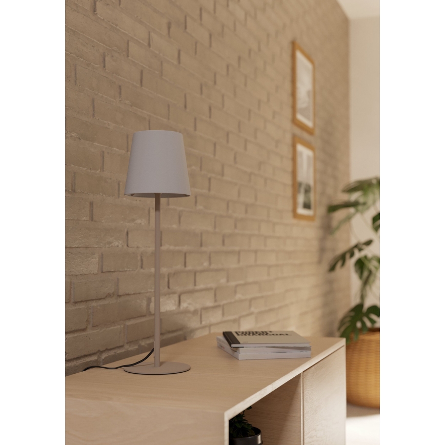 Eglo - Laualamp 1xE14/40W/230V kreem/valge