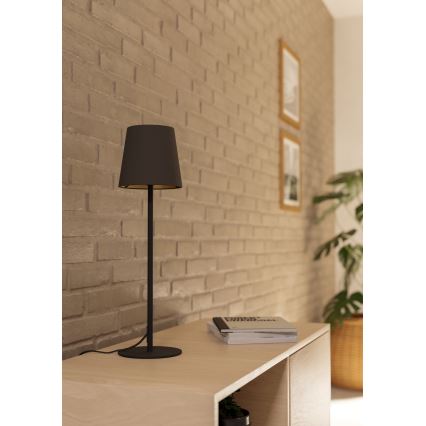 Eglo - Laualamp 1xE14/40W/230V must/pruun