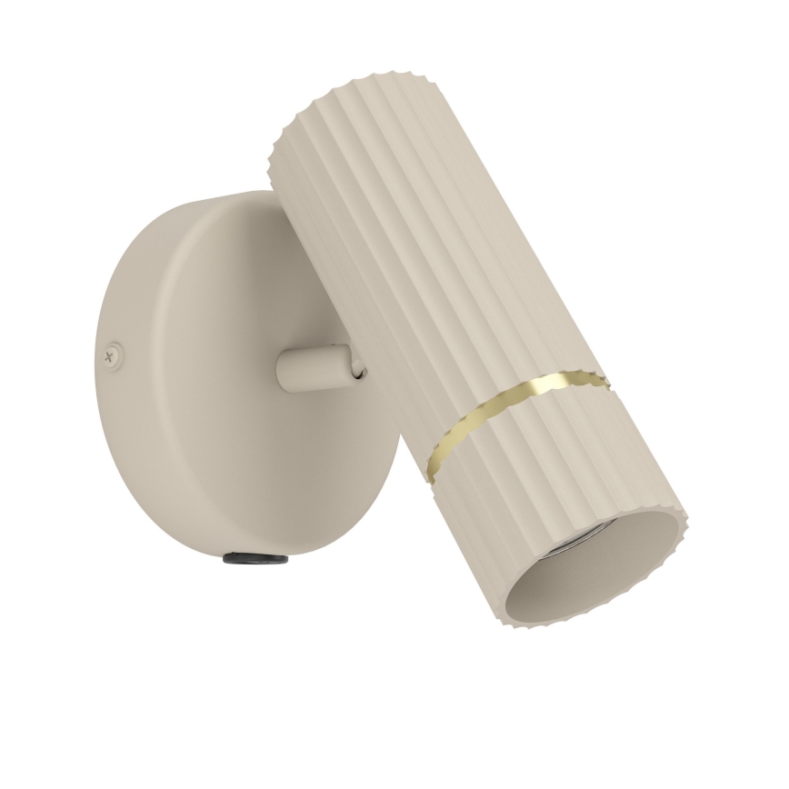 Eglo - LED Seinavalgusti 1xGU10/5W/230V 3000K beež