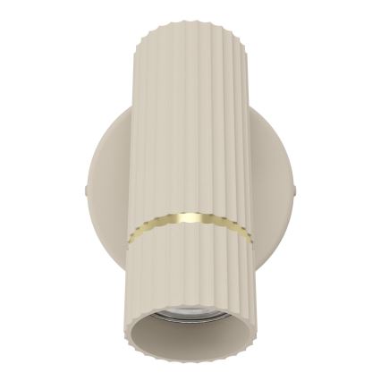 Eglo - LED Seinavalgusti 1xGU10/5W/230V 3000K beež