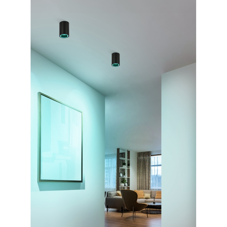 Eglo - LED RGBW Hämardatav kohtvalgusti LED/4,9W/230V 2700-6500K must