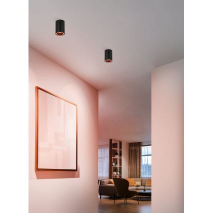 Eglo - LED RGBW Hämardatav kohtvalgusti LED/4,9W/230V 2700-6500K must