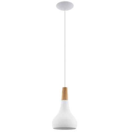 Eglo - Lühter 1xE27/60W/230V d. 18 cm valge