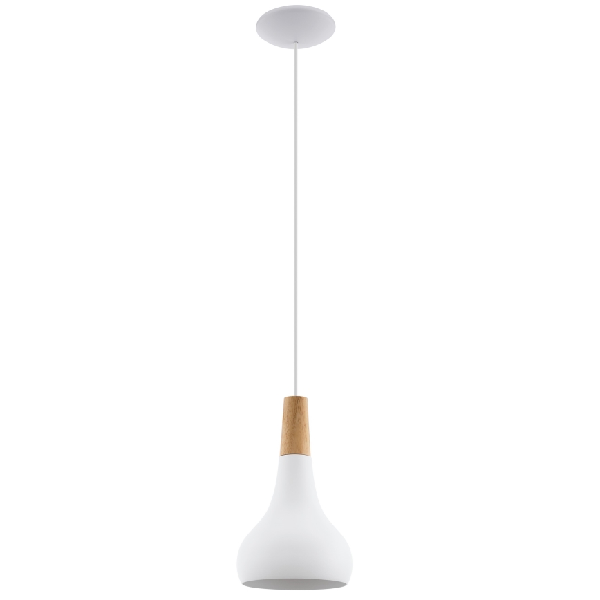 Eglo - Lühter 1xE27/60W/230V d. 18 cm valge