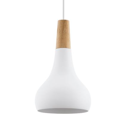 Eglo - Lühter 1xE27/60W/230V d. 18 cm valge