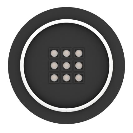 Eglo - LED Hämardatav laevalgusti LED/21,4W/230V 2700-6500K must + kaugjuhtimispult