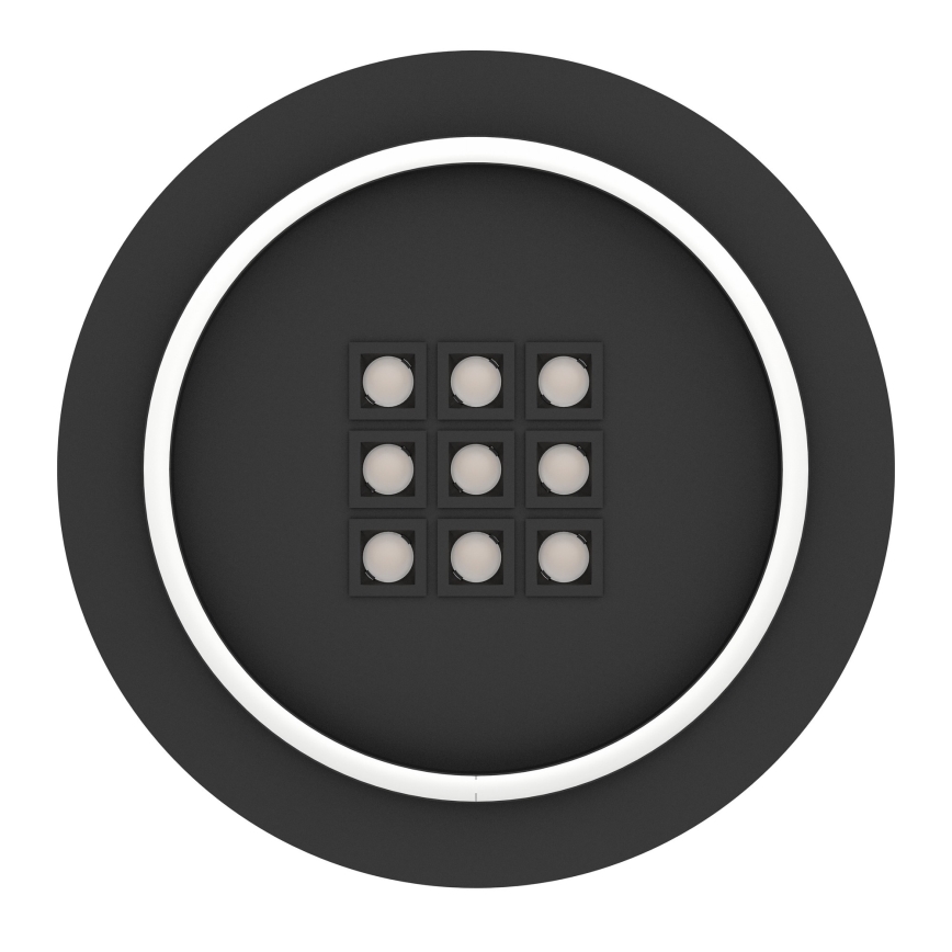 Eglo - LED Hämardatav laevalgusti LED/21,4W/230V 2700-6500K must + kaugjuhtimispult