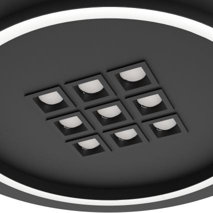 Eglo - LED Hämardatav laevalgusti LED/21,4W/230V 2700-6500K must + kaugjuhtimispult