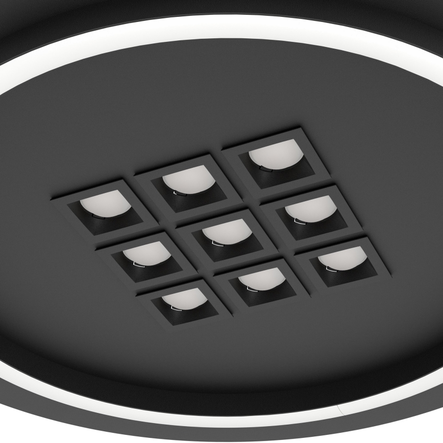 Eglo - LED Hämardatav laevalgusti LED/21,4W/230V 2700-6500K must + kaugjuhtimispult