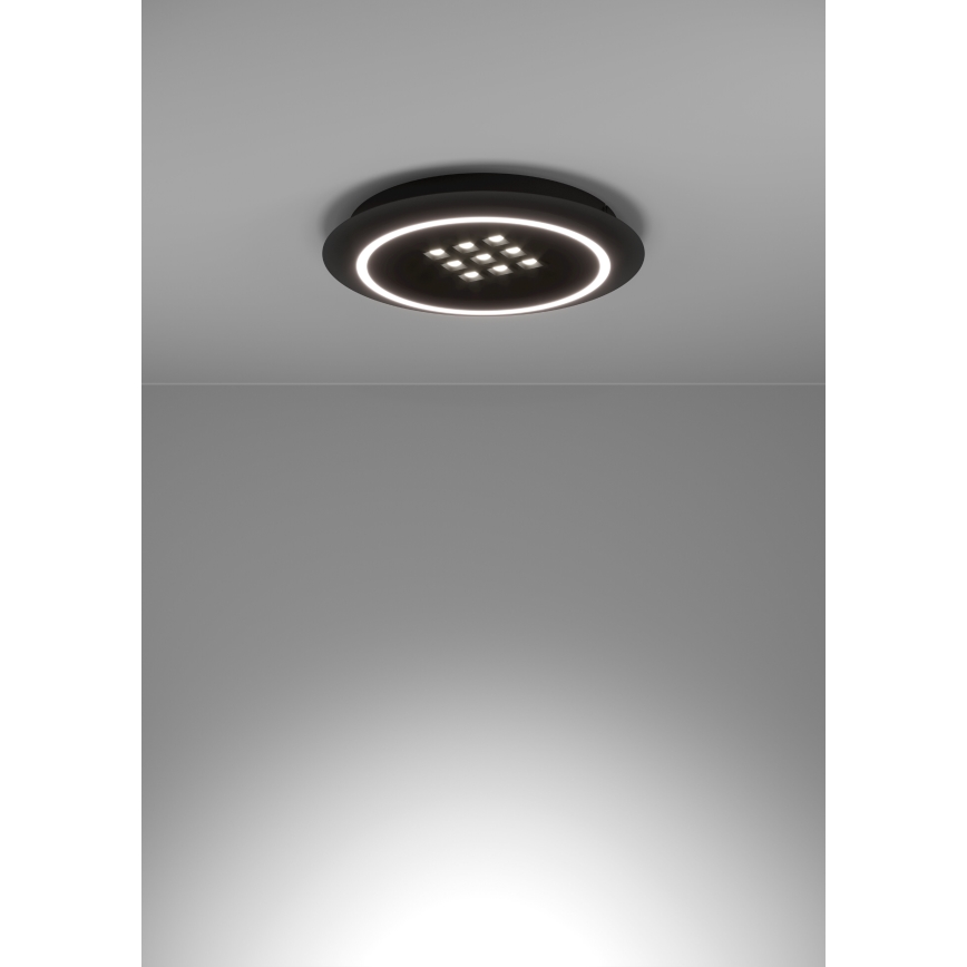 Eglo - LED Hämardatav laevalgusti LED/21,4W/230V 2700-6500K must + kaugjuhtimispult