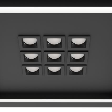 Eglo - LED Hämardatav laevalgusti LED/21,4W/230V 2700-6500K must + kaugjuhtimispult