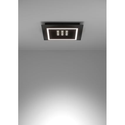 Eglo - LED Hämardatav laevalgusti LED/21,4W/230V 2700-6500K must + kaugjuhtimispult