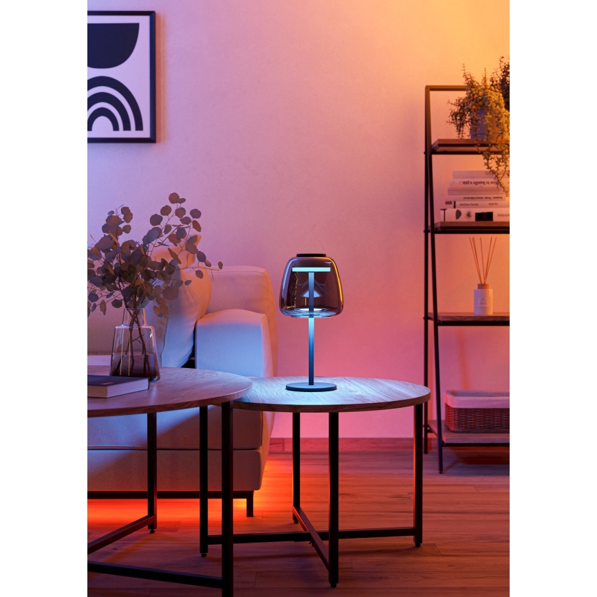 Eglo - LED RGBW hämardatav laualamp LED/7,7W/230V 2700-6500K suitsuhall