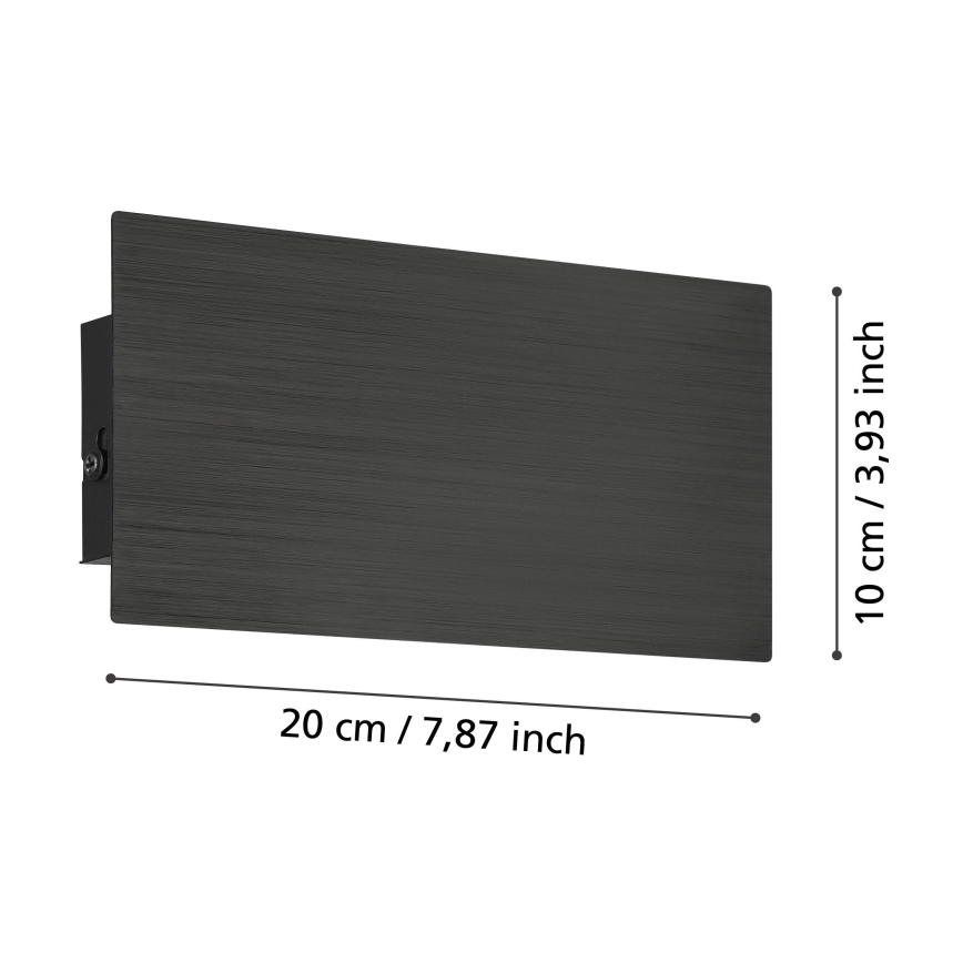 Eglo - LED Seinavalgusti LED/6W/230V 3000K must