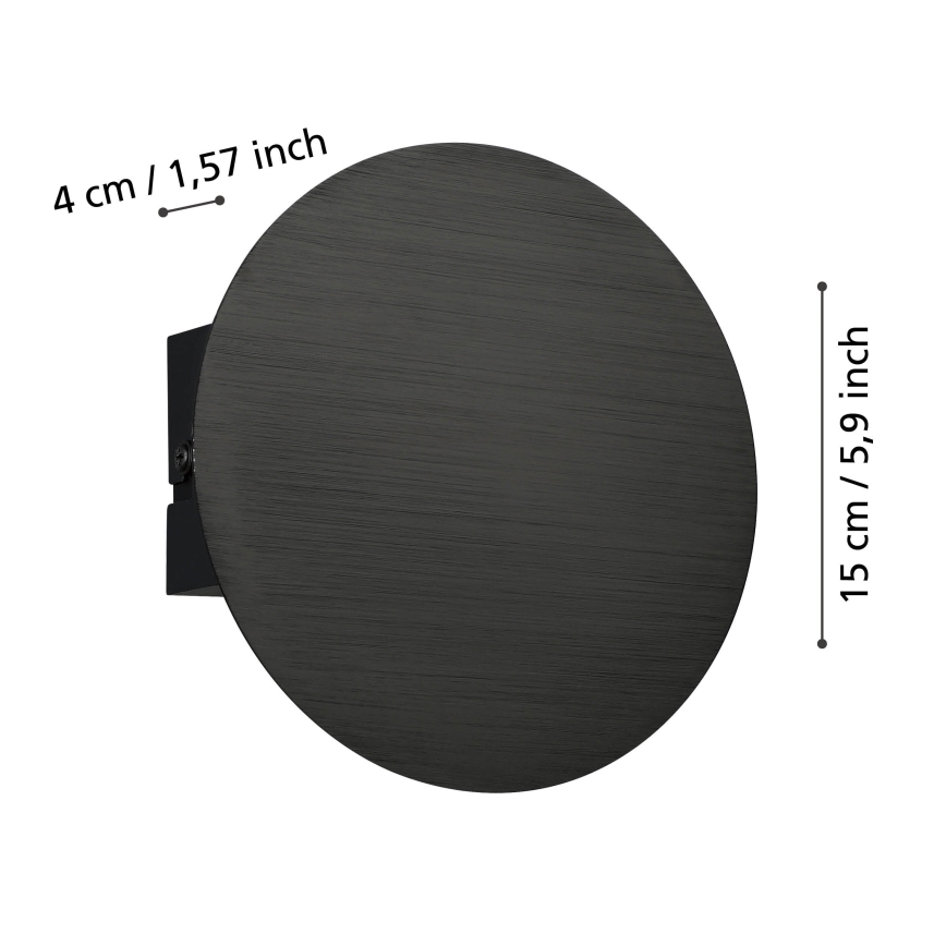 Eglo - LED Seinavalgusti LED/4W/230V 3000K must
