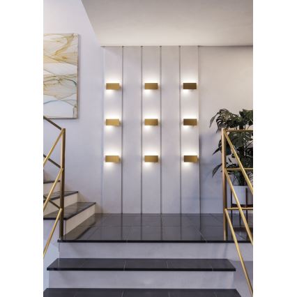 Eglo - LED Seinavalgusti LED/6W/230V 3000K kuldne