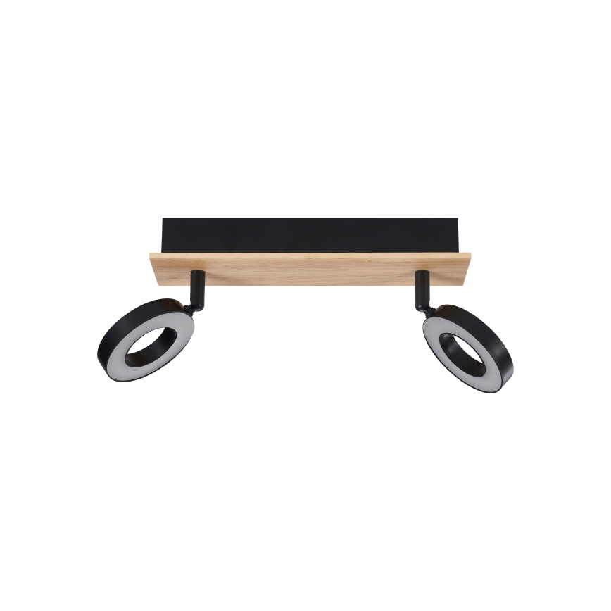 Eglo - LED suunatav laevalgusti 2xLED/4,2W/230V must/pruun