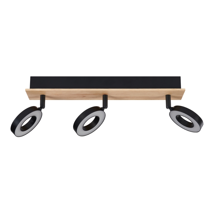 Eglo - LED suunavalgusti 3xLED/4,2W/230V must/pruun