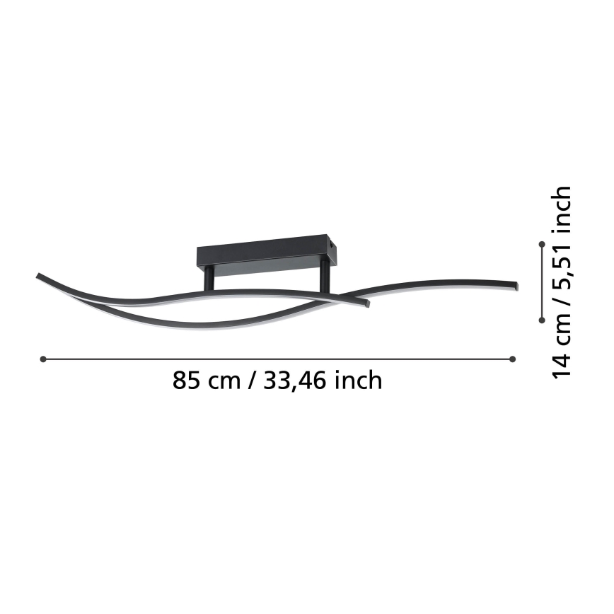 Eglo - LED Laevalgusti LED/12W/230V 4000K must