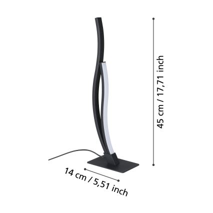 Eglo - LED Laualamp LED/12W/230V 4000K must
