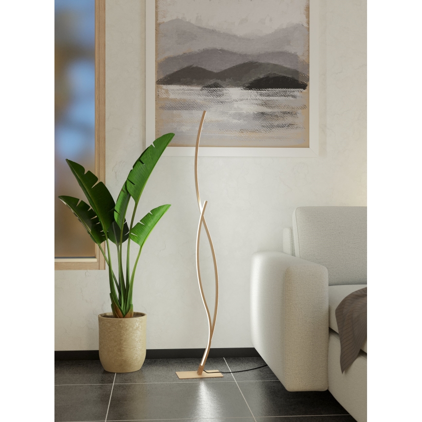 Eglo - LED Põrandalamp LED/20W/230V 4000K beež
