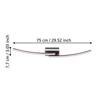 Eglo - LED Laevalgusti LED/12W/230V 4000K vask