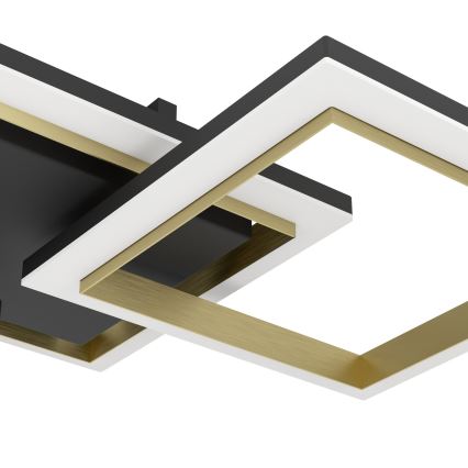 Eglo - LED Hämardatav laevalgusti LED/20W/230V 4000K must/kuldne
