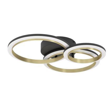 Eglo - LED Hämardatav laevalgusti LED/20W/230V 4000K must/kuldne