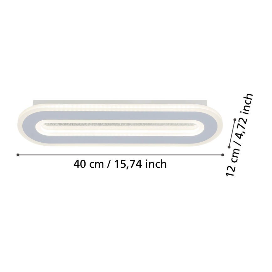 Eglo - LED Seinavalgusti LED/12W/230V 4000K valge