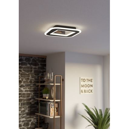 Eglo - LED Hämardatav laevalgusti LED/20W/230V 2700-6500K must + kaugjuhtimispult
