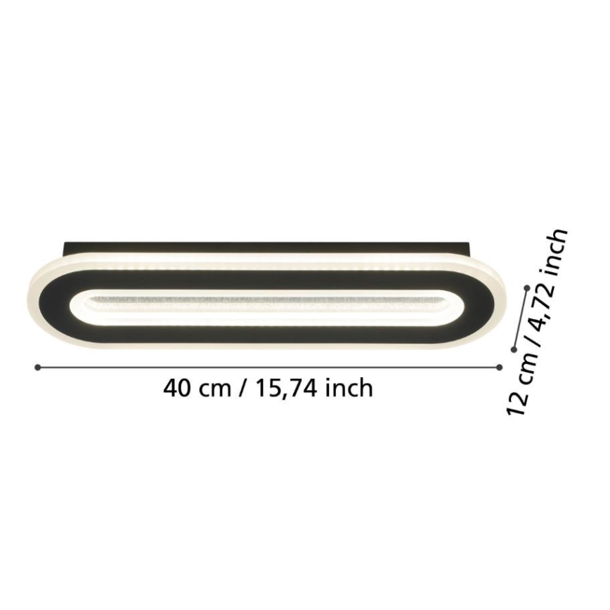 Eglo - LED Seinavalgusti LED/12W/230V 4000K must