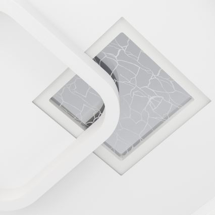 Eglo - LED Laevalgusti 1xLED/16,2W/230V + 1xLED/9,2W 38x38 cm valge