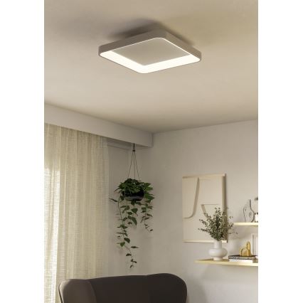 Eglo - LED Hämardatav laevalgusti LORETELLO LED/12W/230V valge + kaugjuhtimispult