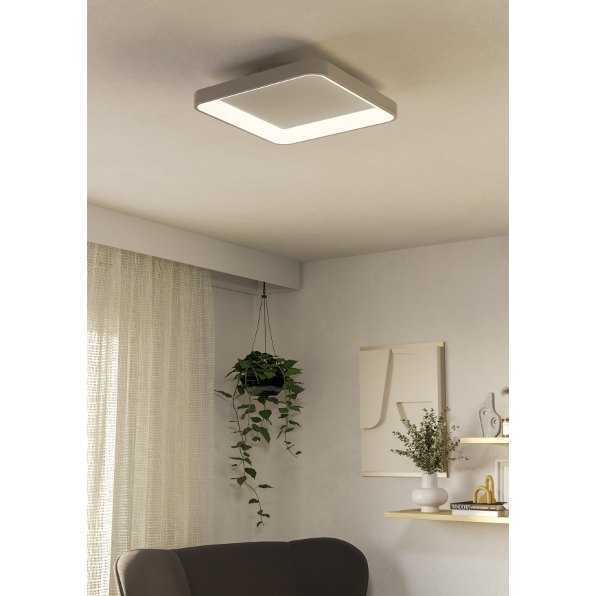 Eglo - LED Hämardatav laevalgusti LORETELLO LED/12W/230V valge + kaugjuhtimispult