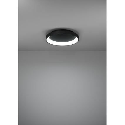 Eglo - LED Hämardatav laevalgusti LED/12W/230V 2700-6500K must + kaugjuhtimispult
