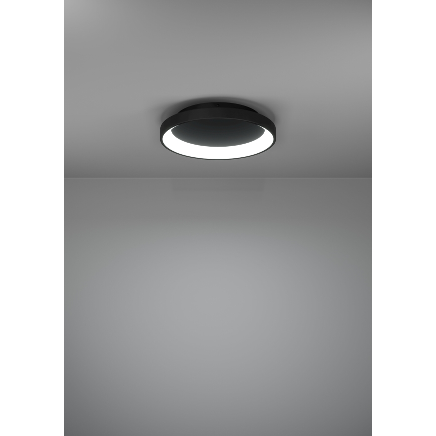 Eglo - LED Hämardatav laevalgusti LED/12W/230V 2700-6500K must + kaugjuhtimispult